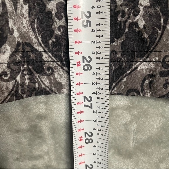 Columbia Titanium Paisley Long Sleeve V-Neck Quarter Zip Hooded Top Pockets L - Picture 9 of 9